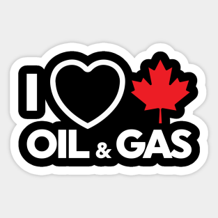 i love canadian oil and gas stickers
